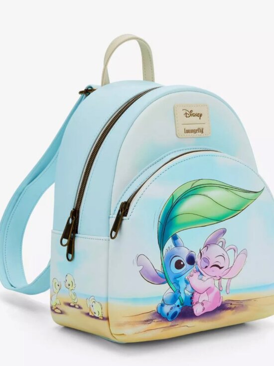 Loungefly Disney Stitch & Angel Beach Date Mini Backpack main image 4